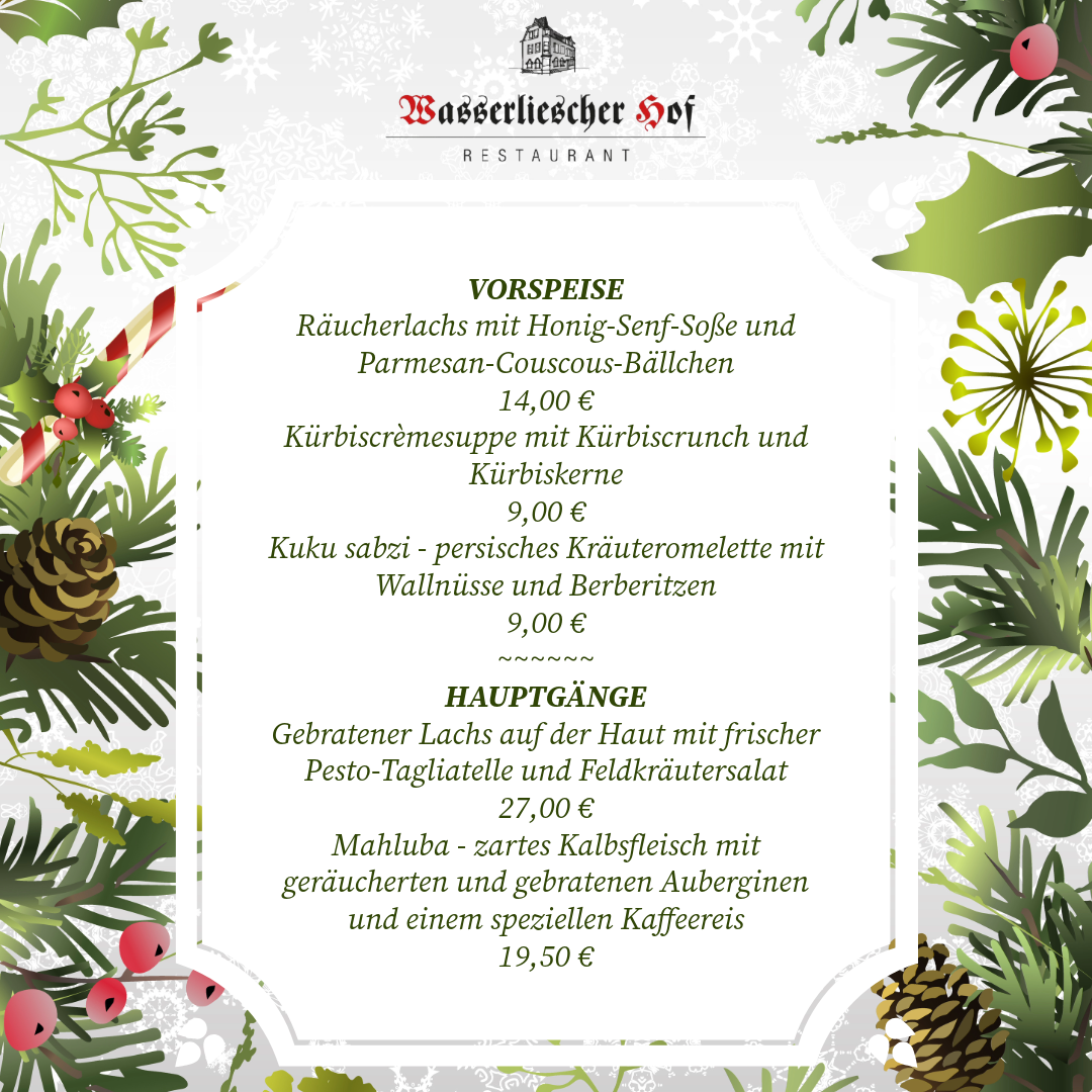 Weihnachtsmenü Insta 2